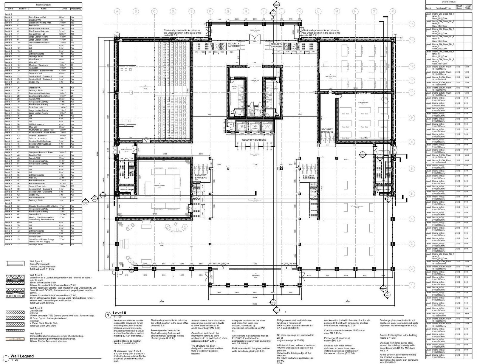 Ground floor plan 1:100