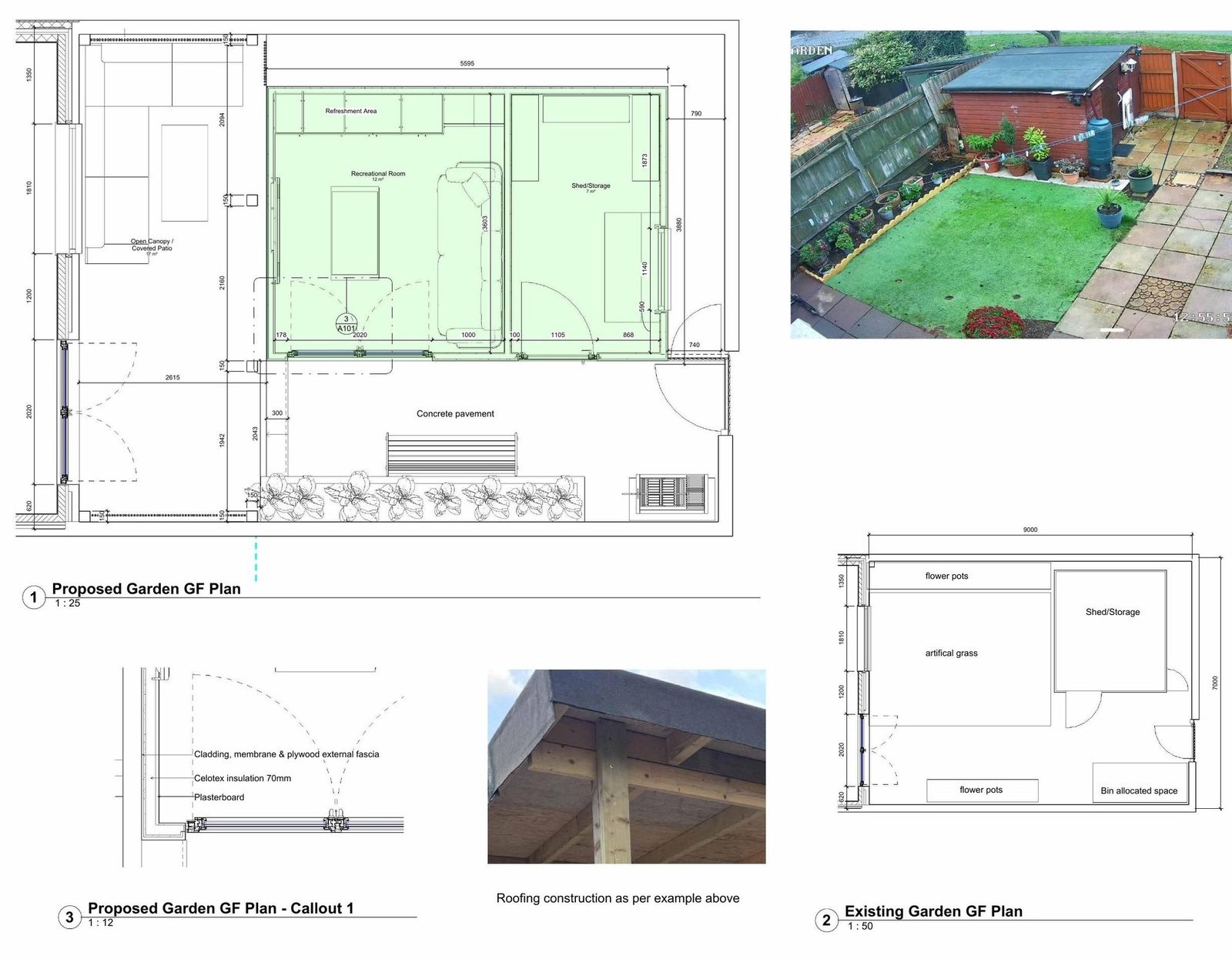 Proposed ground floor and garden layout